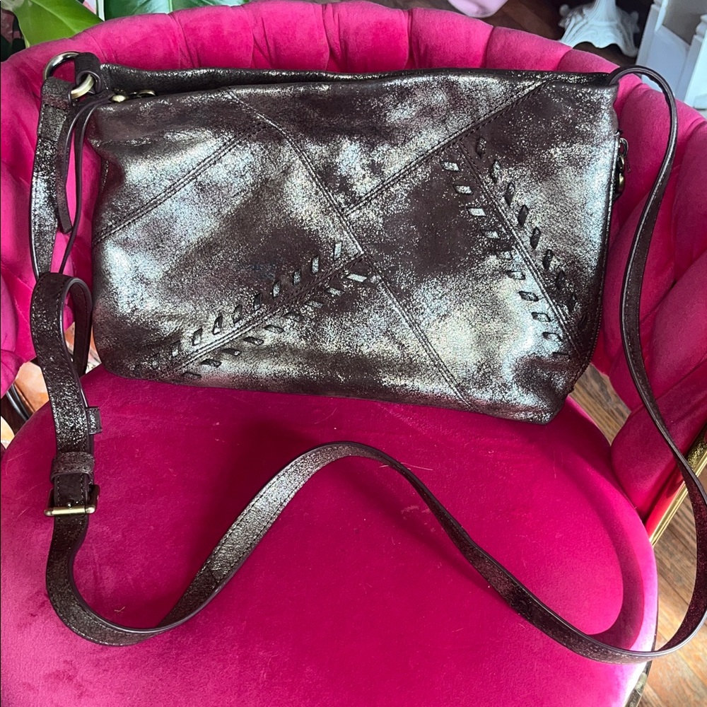 Hobo Brand Prairie Metallic Crossbody Bag